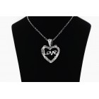 0.12 Cts Diamond Love Heart Pendant